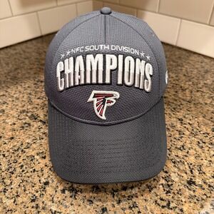 New‎ Era Atlanta Falcons NFC South Division Champions Gray Adjustable Hat Cap